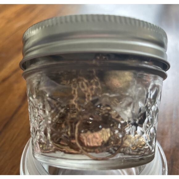 Mystery Jewelry Jar Rings Earrings Gold-Tones Lot - Picture 3 of 8